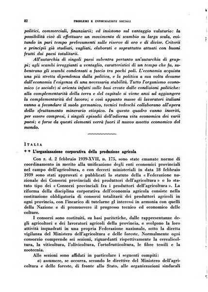 Problemi e informazioni sociali