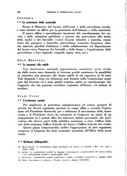 Problemi e informazioni sociali