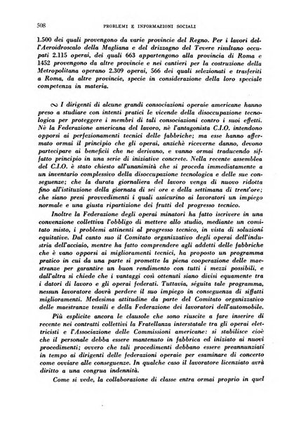 Problemi e informazioni sociali