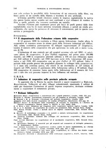 Problemi e informazioni sociali