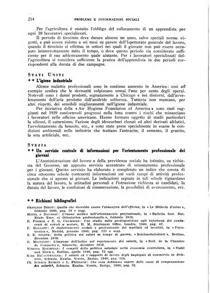 Problemi e informazioni sociali