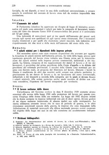 Problemi e informazioni sociali