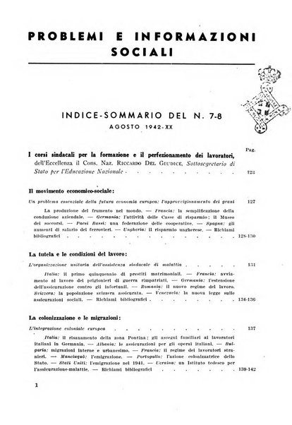 Problemi e informazioni sociali