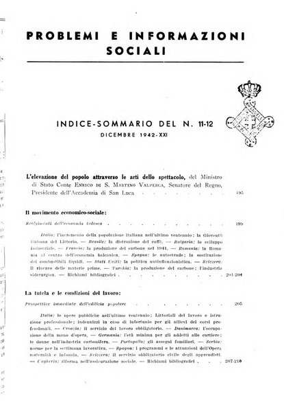 Problemi e informazioni sociali