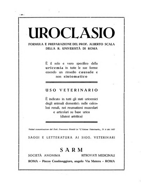 Profilassi sieri e vaccini in patologia comparata