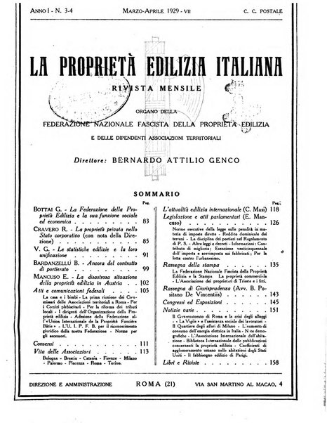 La proprieta edilizià italiana rivista mensile