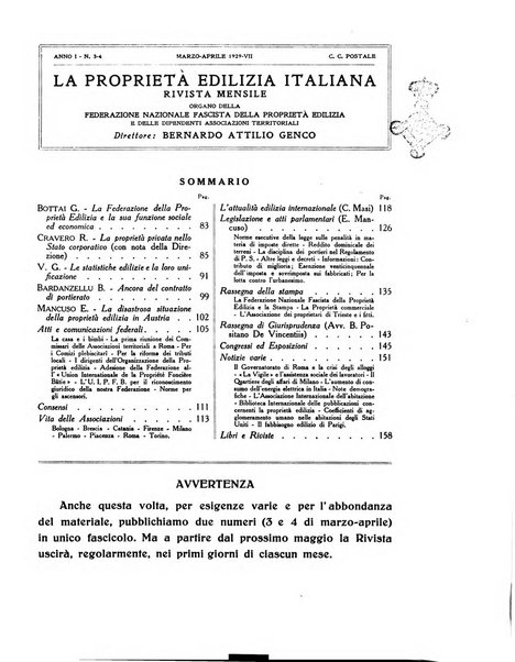 La proprieta edilizià italiana rivista mensile