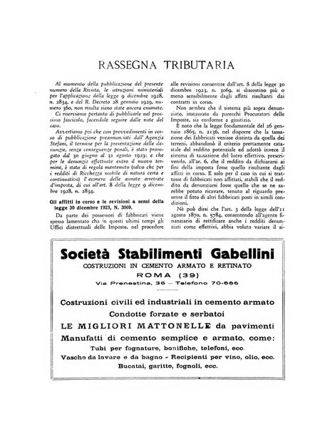 La proprieta edilizià italiana rivista mensile