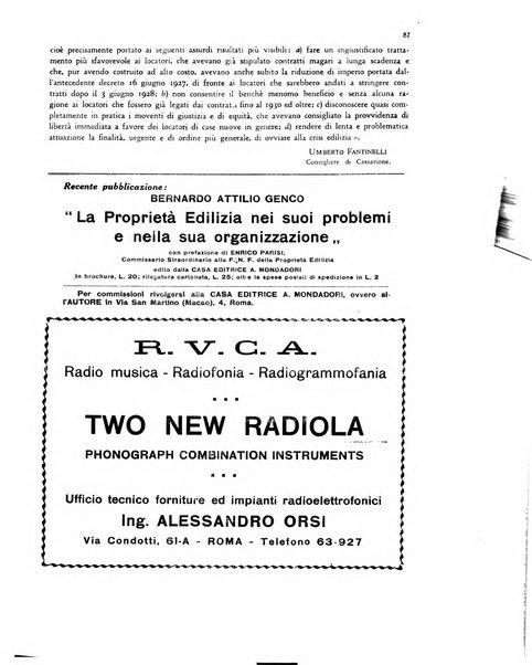 La proprieta edilizià italiana rivista mensile