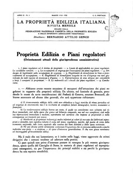 La proprieta edilizià italiana rivista mensile