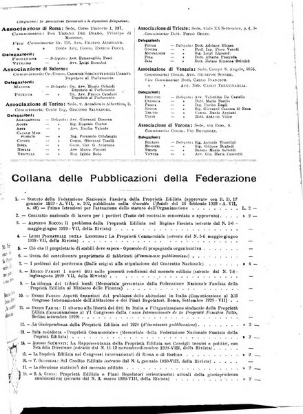 La proprieta edilizià italiana rivista mensile