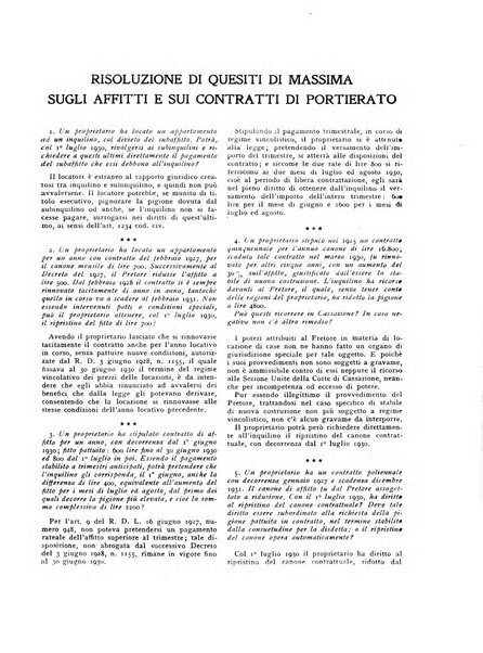 La proprieta edilizià italiana rivista mensile