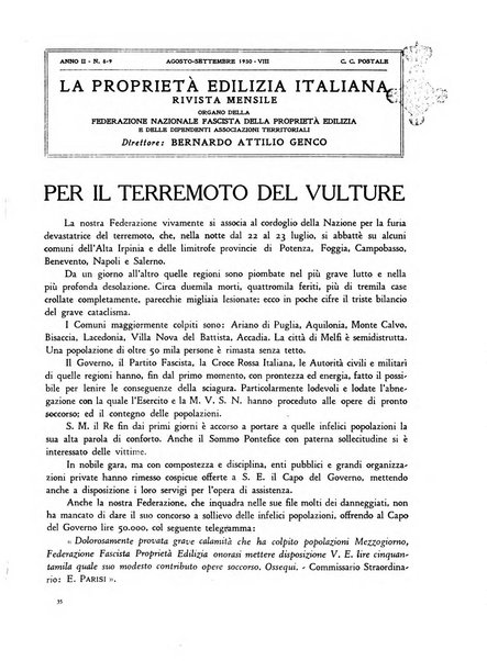 La proprieta edilizià italiana rivista mensile