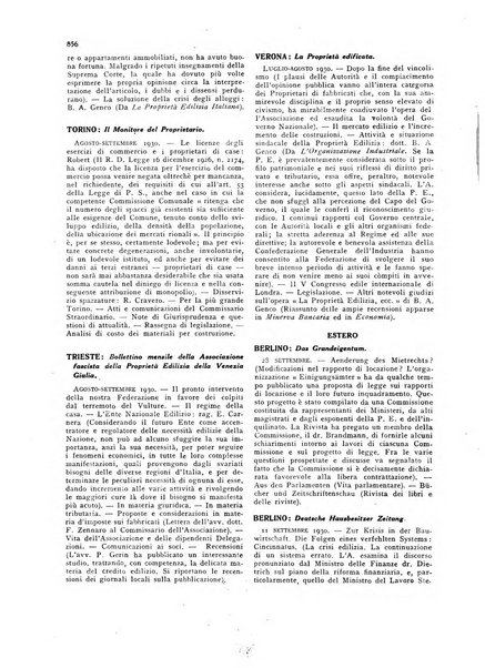 La proprieta edilizià italiana rivista mensile