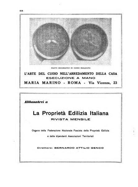 La proprieta edilizià italiana rivista mensile