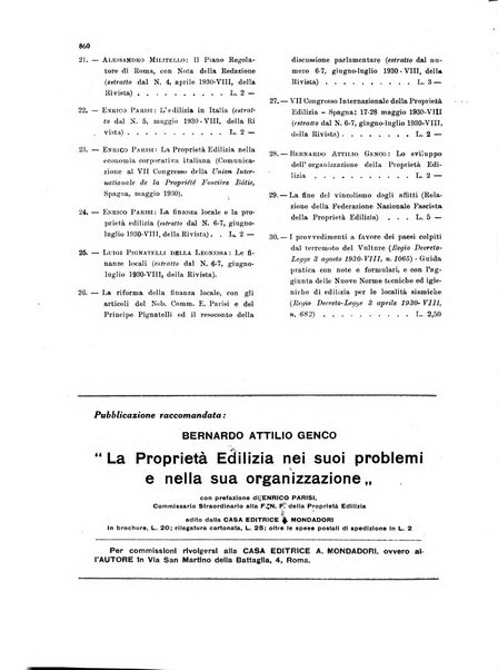 La proprieta edilizià italiana rivista mensile