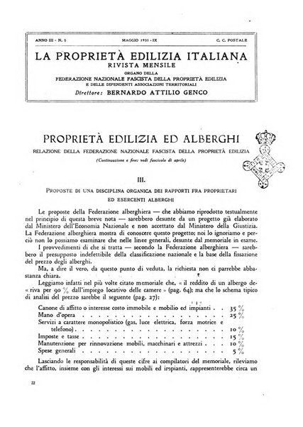 La proprieta edilizià italiana rivista mensile