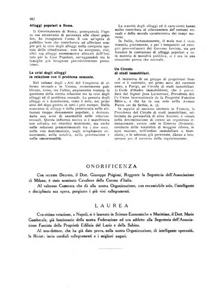 La proprieta edilizià italiana rivista mensile