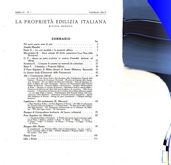 La proprieta edilizià italiana rivista mensile