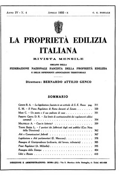 La proprieta edilizià italiana rivista mensile