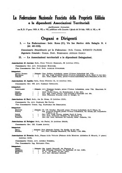 La proprieta edilizià italiana rivista mensile