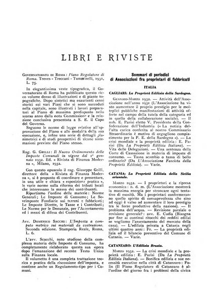 La proprieta edilizià italiana rivista mensile