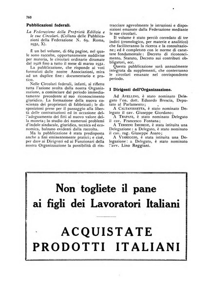 La proprieta edilizià italiana rivista mensile