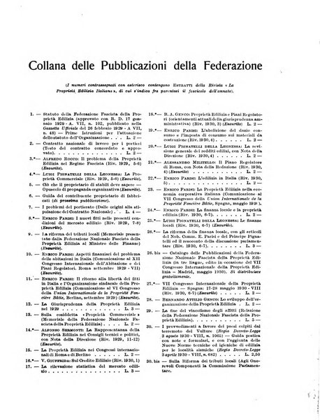 La proprieta edilizià italiana rivista mensile