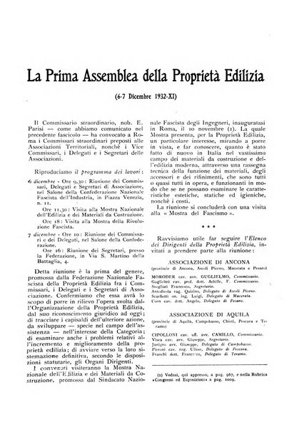 La proprieta edilizià italiana rivista mensile