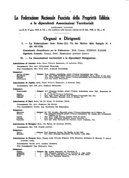 La proprieta edilizià italiana rivista mensile