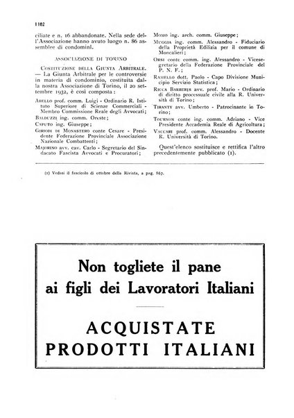 La proprieta edilizià italiana rivista mensile