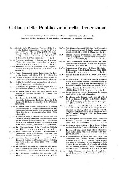 La proprieta edilizià italiana rivista mensile