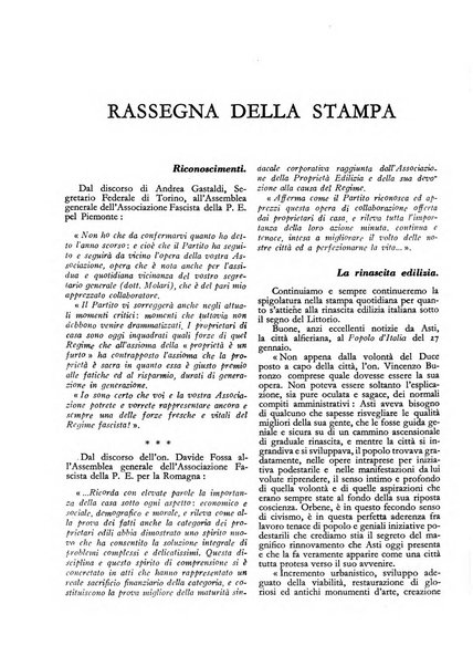 La proprieta edilizià italiana rivista mensile