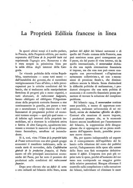 La proprieta edilizià italiana rivista mensile