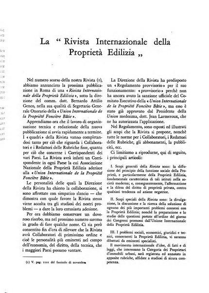 La proprieta edilizià italiana rivista mensile