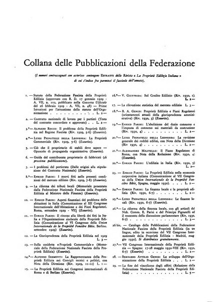 La proprieta edilizià italiana rivista mensile