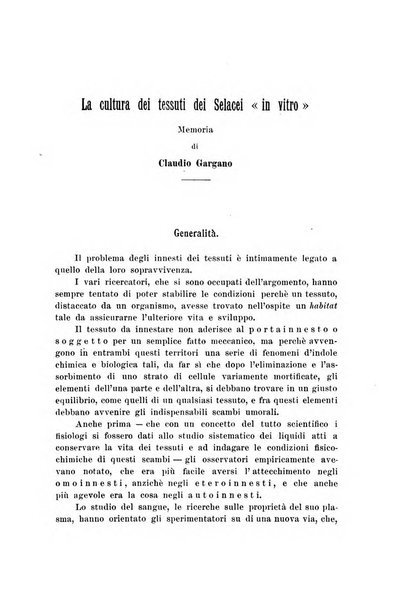 Pubblicazioni della Stazione zoologica di Napoli