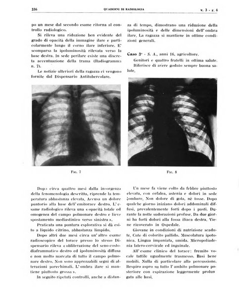 Quaderni di radiologia rivista di collaborazione clinico-radiologica fondata da M. Lapenna