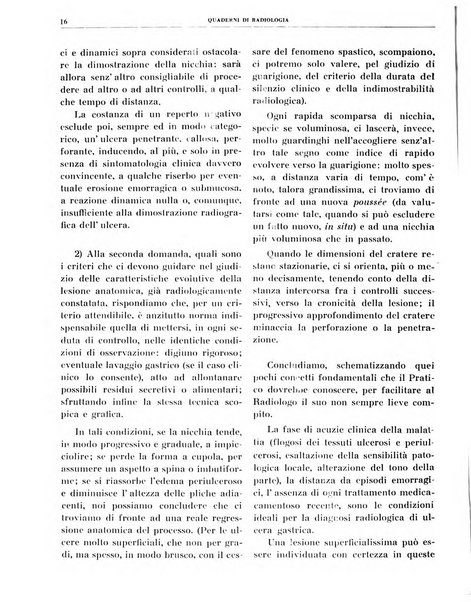 Quaderni di radiologia rivista di collaborazione clinico-radiologica fondata da M. Lapenna