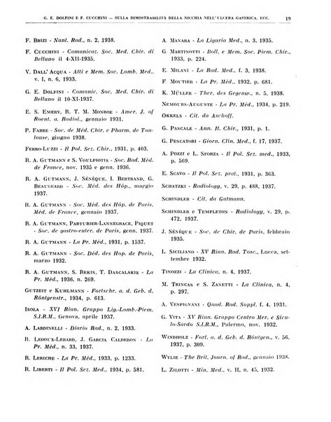 Quaderni di radiologia rivista di collaborazione clinico-radiologica fondata da M. Lapenna