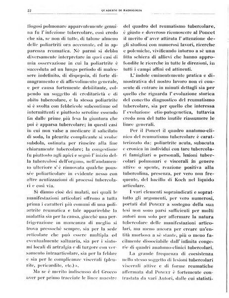 Quaderni di radiologia rivista di collaborazione clinico-radiologica fondata da M. Lapenna