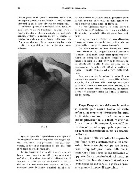 Quaderni di radiologia rivista di collaborazione clinico-radiologica fondata da M. Lapenna