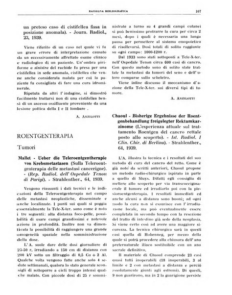 Quaderni di radiologia rivista di collaborazione clinico-radiologica fondata da M. Lapenna