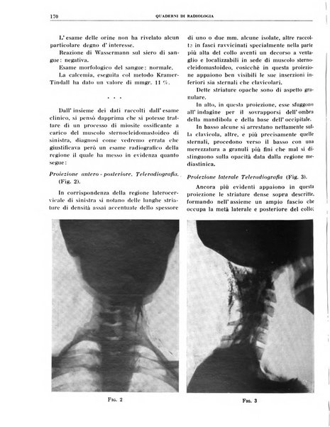 Quaderni di radiologia rivista di collaborazione clinico-radiologica fondata da M. Lapenna