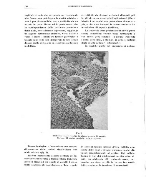 Quaderni di radiologia rivista di collaborazione clinico-radiologica fondata da M. Lapenna