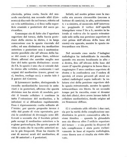 Quaderni di radiologia rivista di collaborazione clinico-radiologica fondata da M. Lapenna