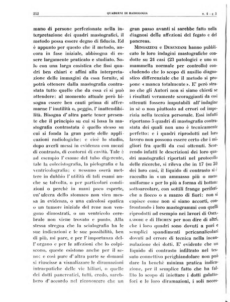 Quaderni di radiologia rivista di collaborazione clinico-radiologica fondata da M. Lapenna