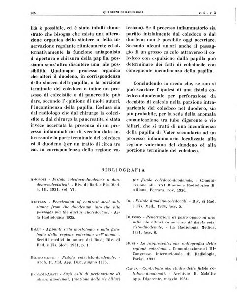 Quaderni di radiologia rivista di collaborazione clinico-radiologica fondata da M. Lapenna