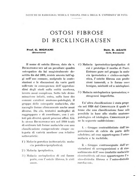 Quaderni di radiologia rivista di collaborazione clinico-radiologica fondata da M. Lapenna