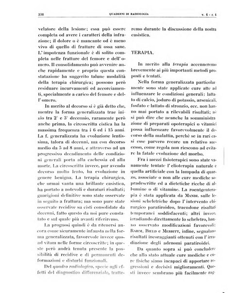 Quaderni di radiologia rivista di collaborazione clinico-radiologica fondata da M. Lapenna